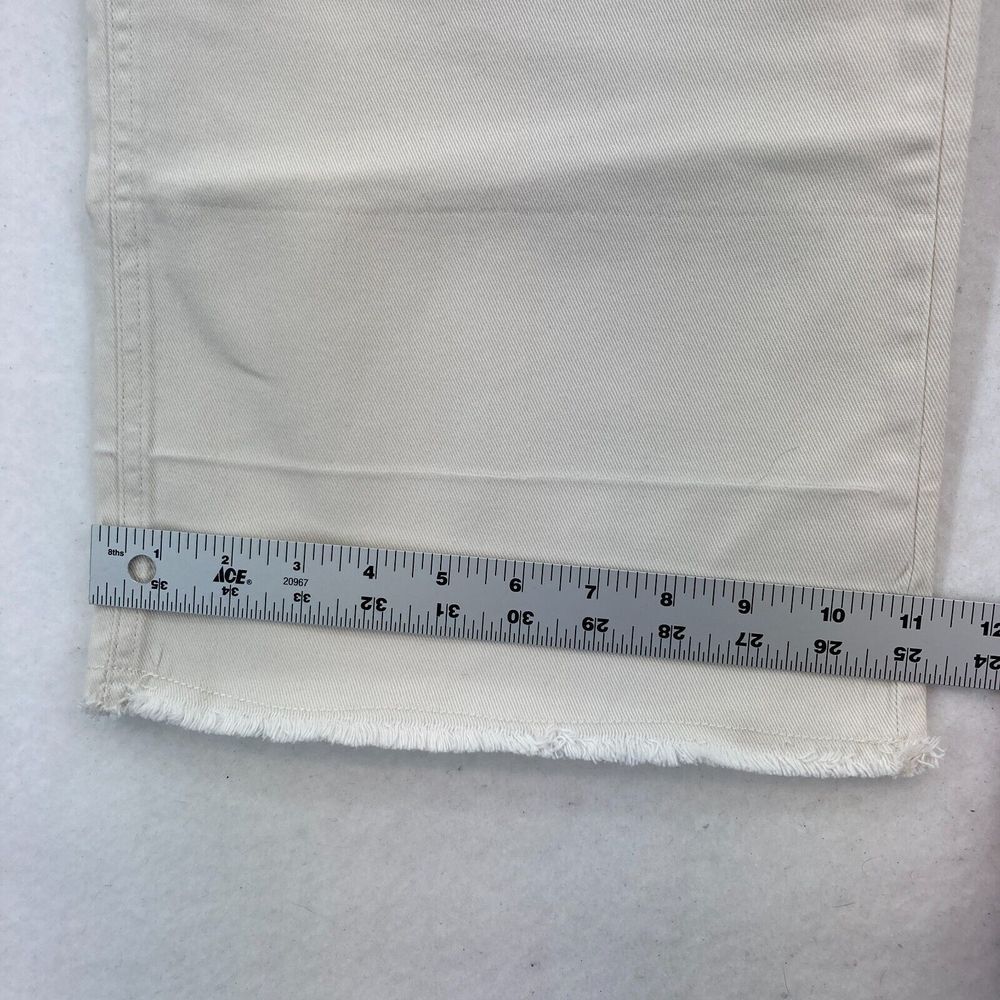 GAP Cream Wide Leg Crop Pants. 10 Tall - Picture 11 of 15